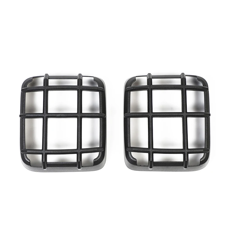 SHINEKA Lamp Hoods For Jeep Wrangler JL Car Tail Light Cover Rear Lamp Guards Protector Accessories For Jeep Wrangler JL Up - Цвет: C-Black