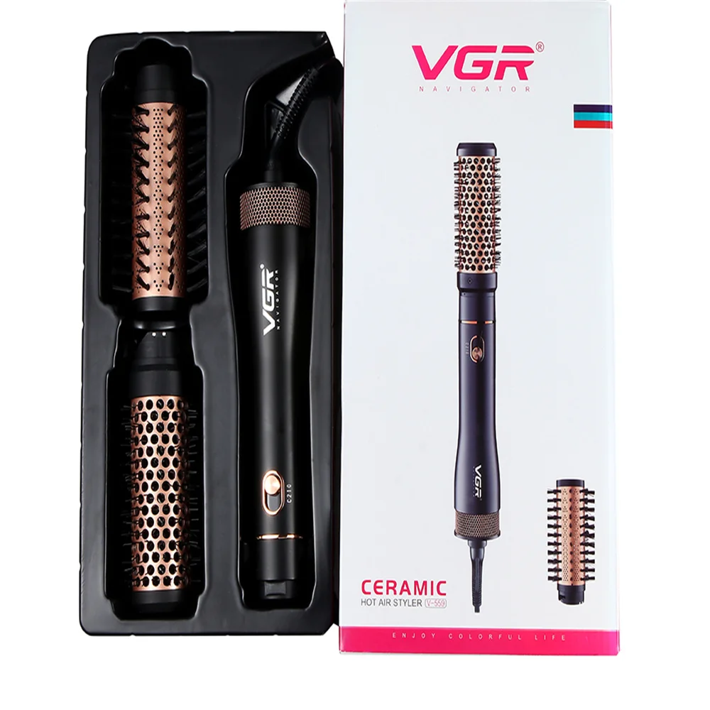 

Hair-Dryer Electric Curler Comb Salon Hair-Styling-Tools Pro VGR VGR-V559