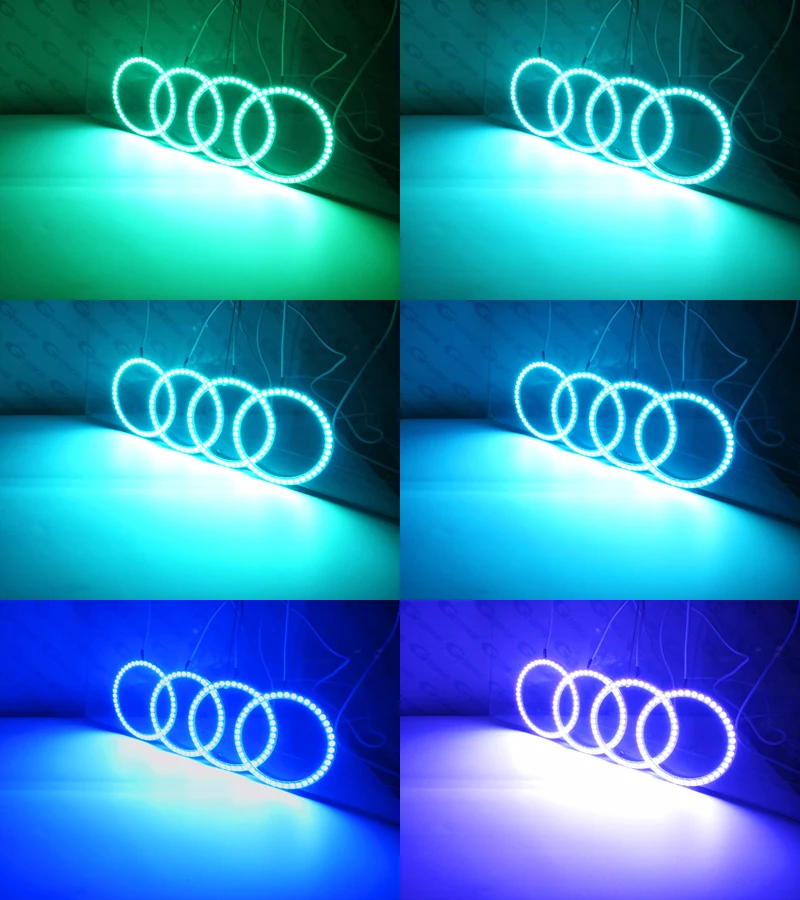 RF Дистанционное Bluetooth приложение многоцветный RGB комплект светодиодов глаза