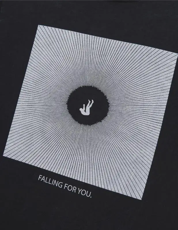 

Best Quality RHUDE FALLING FOR YOU T shirt Men Women Summer Style Graphic Print Tops Tee T-shirts