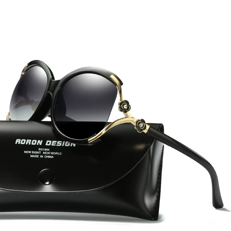 2019 Новое поступление поляризованные солнцезащитные очки TAC Женские квадратные