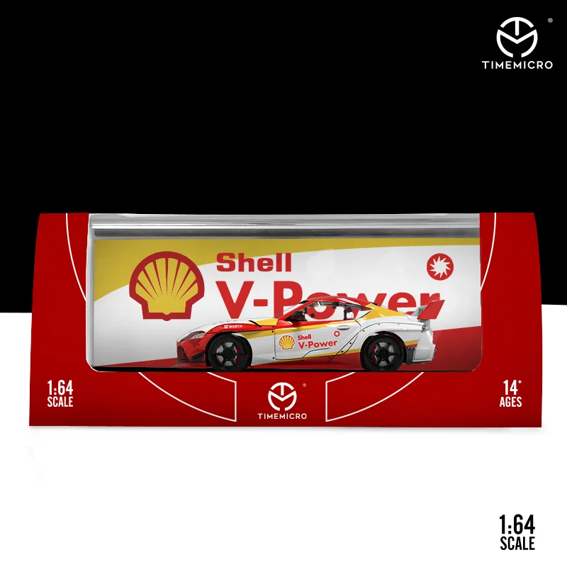 Заправочная Станция Time Micro TM 1:64 GTR SUPRA Shell аксессуары для кукол сцена Коллекционная