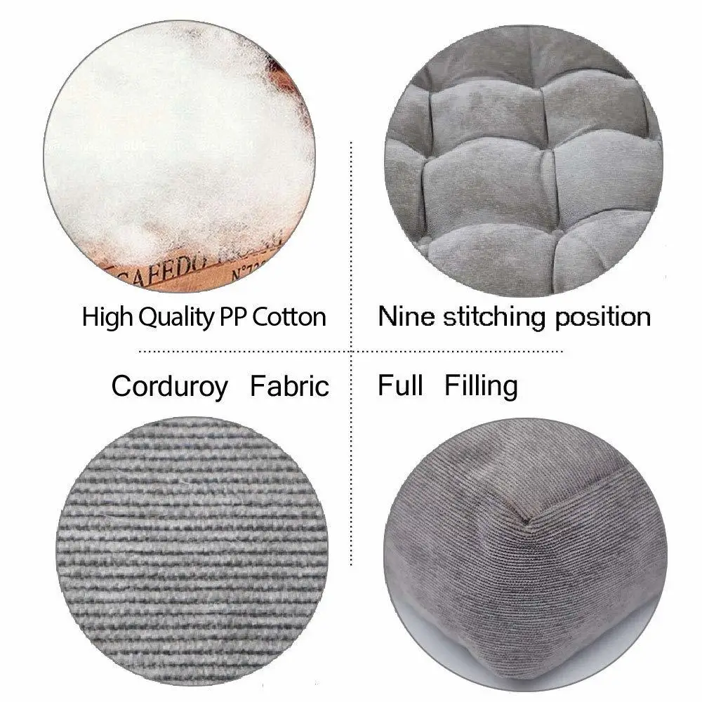 Большая Вельветовая Подушка для стула утолщенная противоскользящая хлопковая
