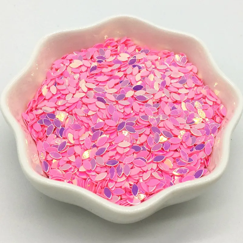 Блестки 2*4 мм овальные мини-блестки в виде конского глаза для ногтей швейные