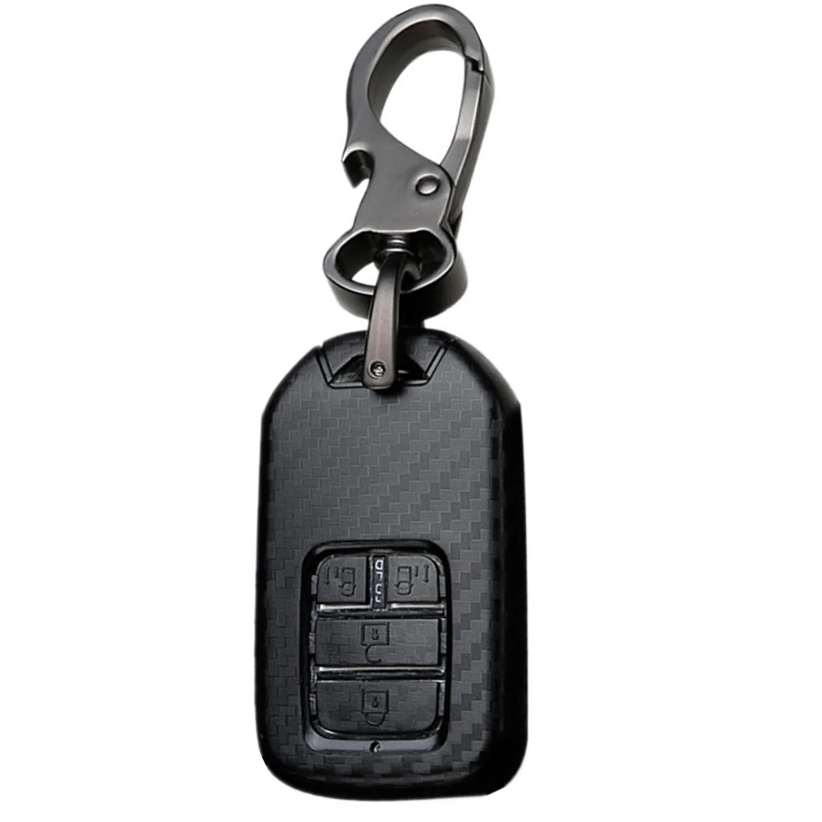 

Защитный чехол для автомобильного ключа, пластиковый чехол из углеродного волокна для 4-кнопочного смарт-ключа Honda, чехол для автомобильног...