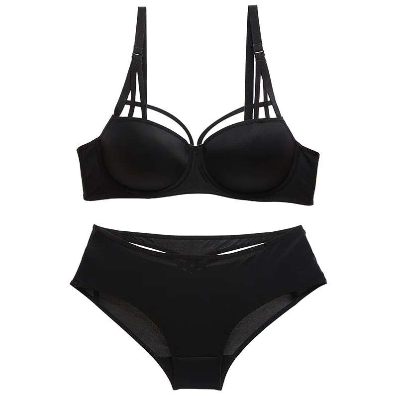 

Sexy Thin Wear Thin Bottom Thick Sexy Lingerie Bra Set Bra Push up