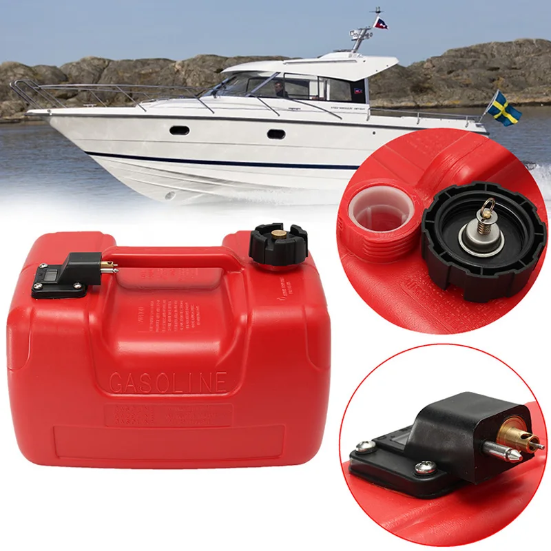 Горячая 12 л Портативный лодочный моторный подвесной топливный бак масляный ящик