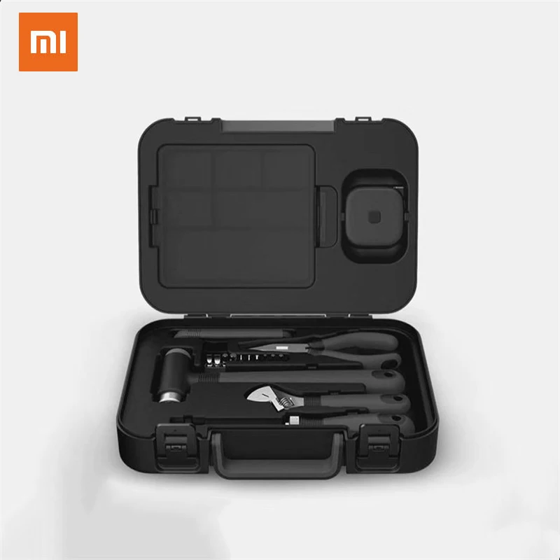 XIAOMI MIIIW 16 шт. набор инструментов DIY Набор инструментов общий бытовой ручной инструмент с отверткой гаечный ключ молотковая лента плоскогубцы многофункциональные