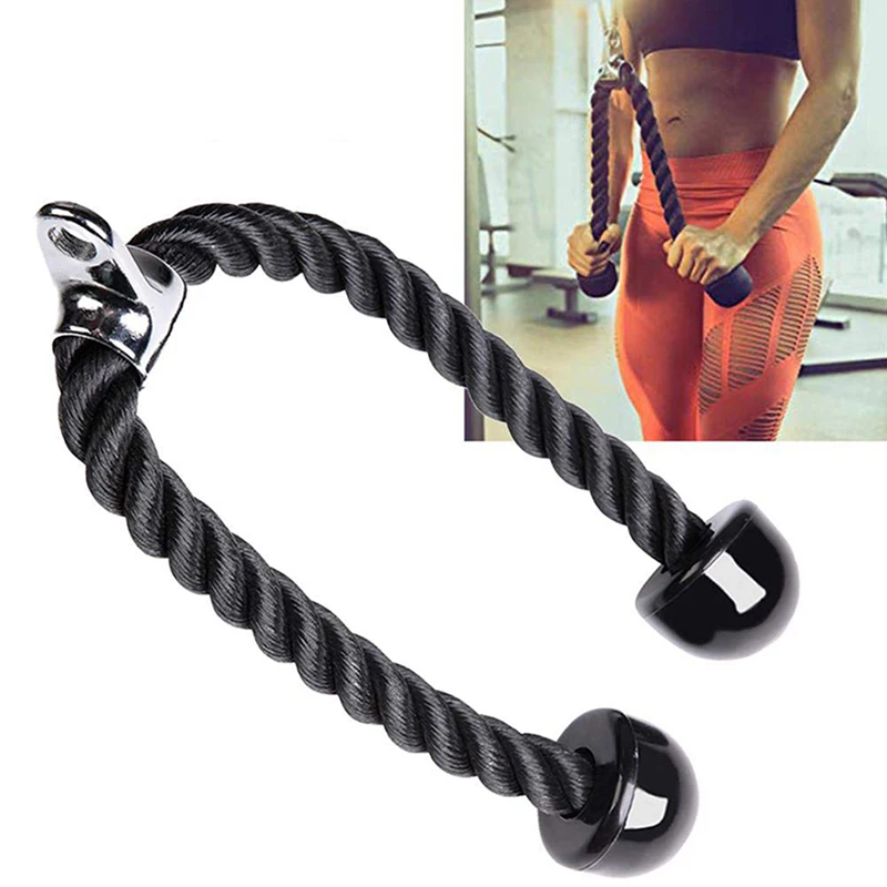 

Tricep Rope Abdominal Crunches Cable Pull Down Laterals Biceps Muscle Training Body Bodybuilding Exercise Gym Workout Pull Rope
