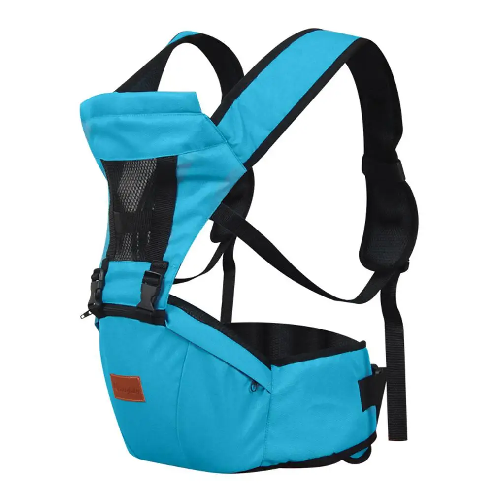

Adjustable Ergonomic Baby Carrier Front Holding Infant Kid Baby Wrap Sling Backpack Hands Free Waist Shoulders Strap Outdoor Use