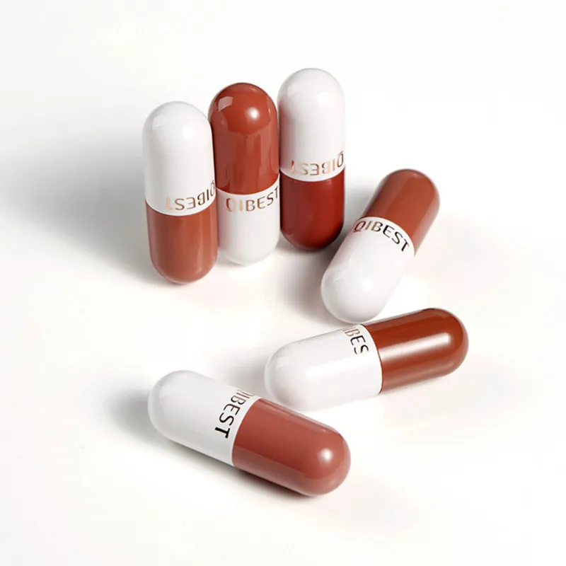 Набор из 3/6 шт. матовых красных помад с мини-капсулами, долговременными и не выцветающими для женщин, создающих бархатный матовый финиш.