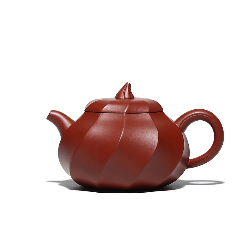 

Dahongpao muscle pattern eggplant section pot Kung Fu tea set Yixing purple clay teapot