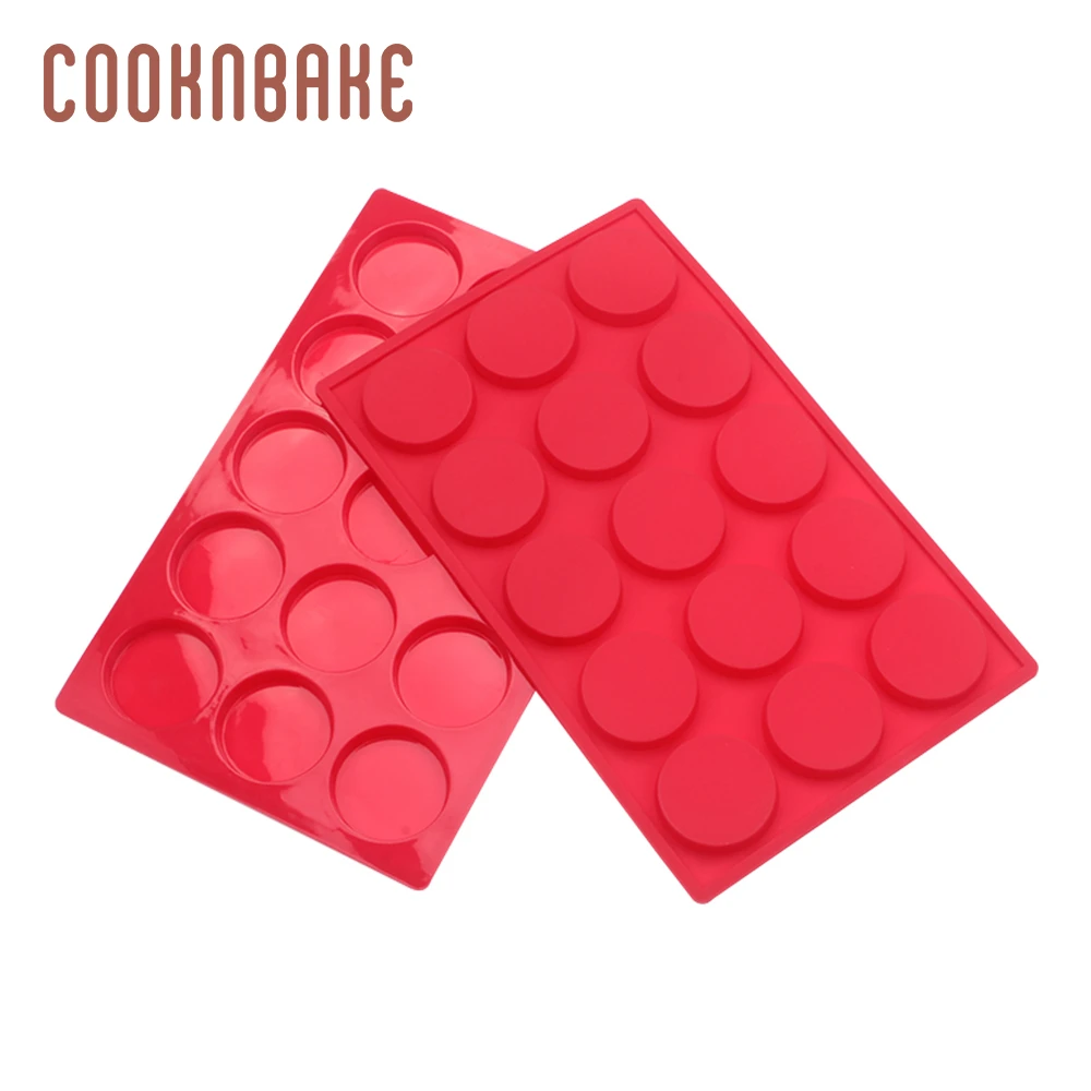 Силиконовая форма для печенья COOKNBAKE 15 полостей инструмент выпечки торта круглое