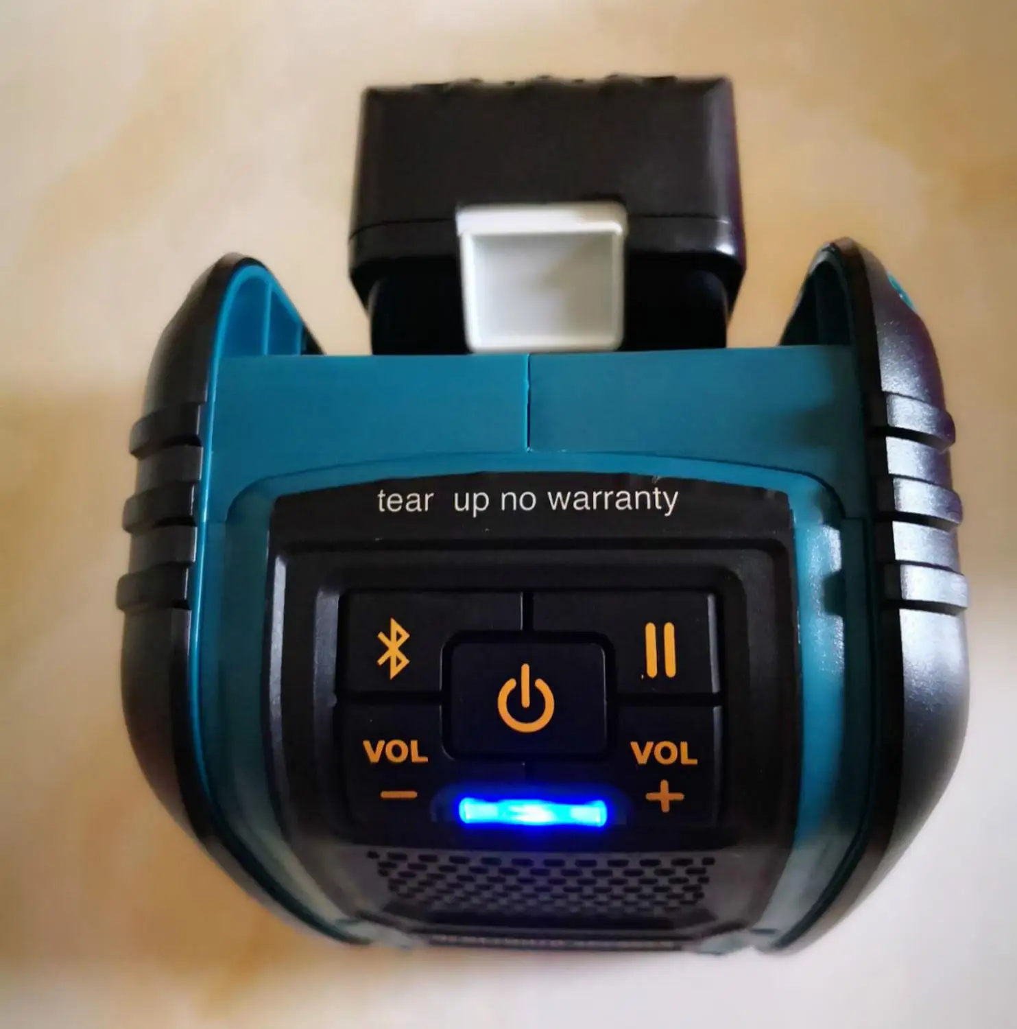 

Bluetooth-колонка, mp3-плеер, громкий динамик, усилитель 15 Вт для Dewalt, Makita, Bosch, Milwaukee, 14,4 В, 18 в, литий-ионная батарея