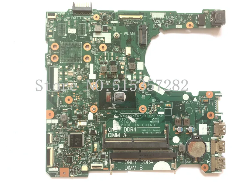 Материнская плата для ноутбука DELL Inspiron 3467 3567 материнская i5-7200 0D71DF CN-0D71DF D71DF 15341-1
