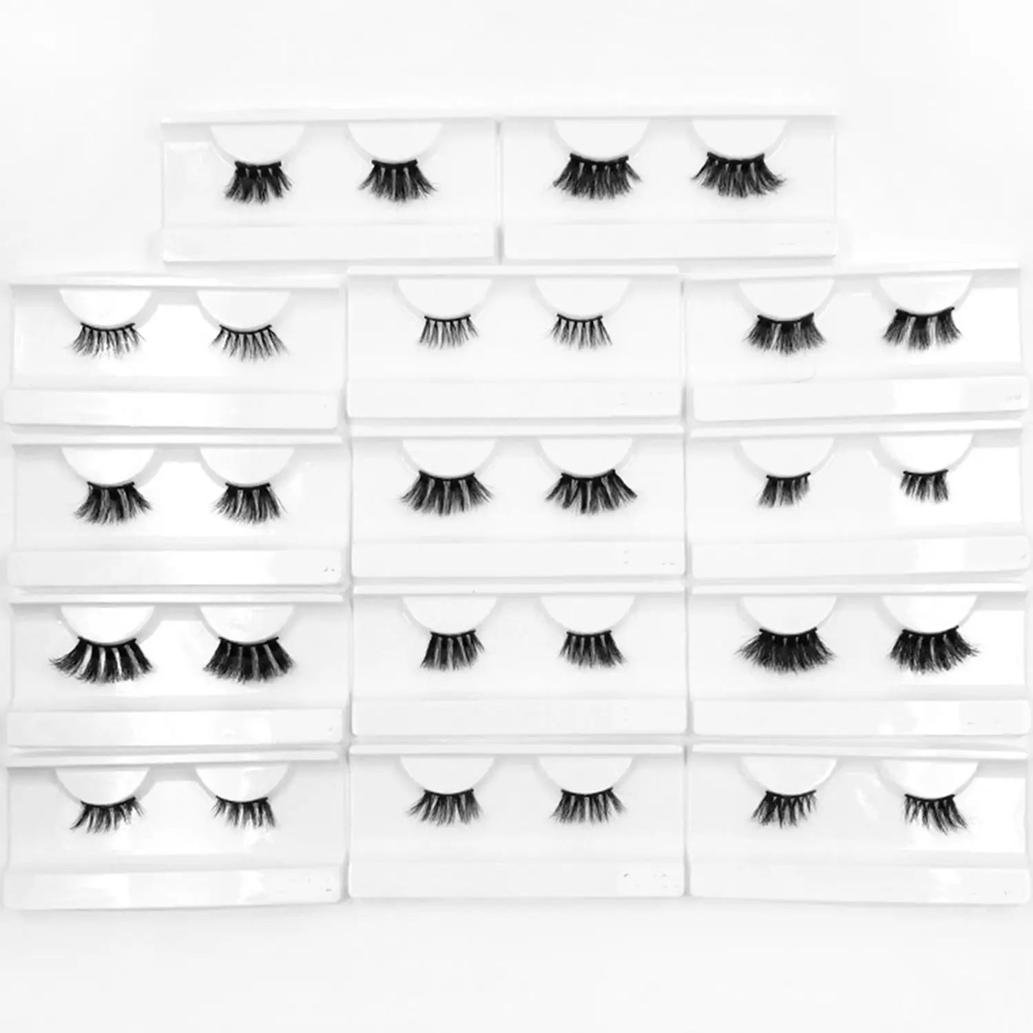 

Инструмент для макияжа глаз ручной работы длинные натуральные драматические мини половина углов 3D норковые волосы Накладные ресницы DIY Инд...