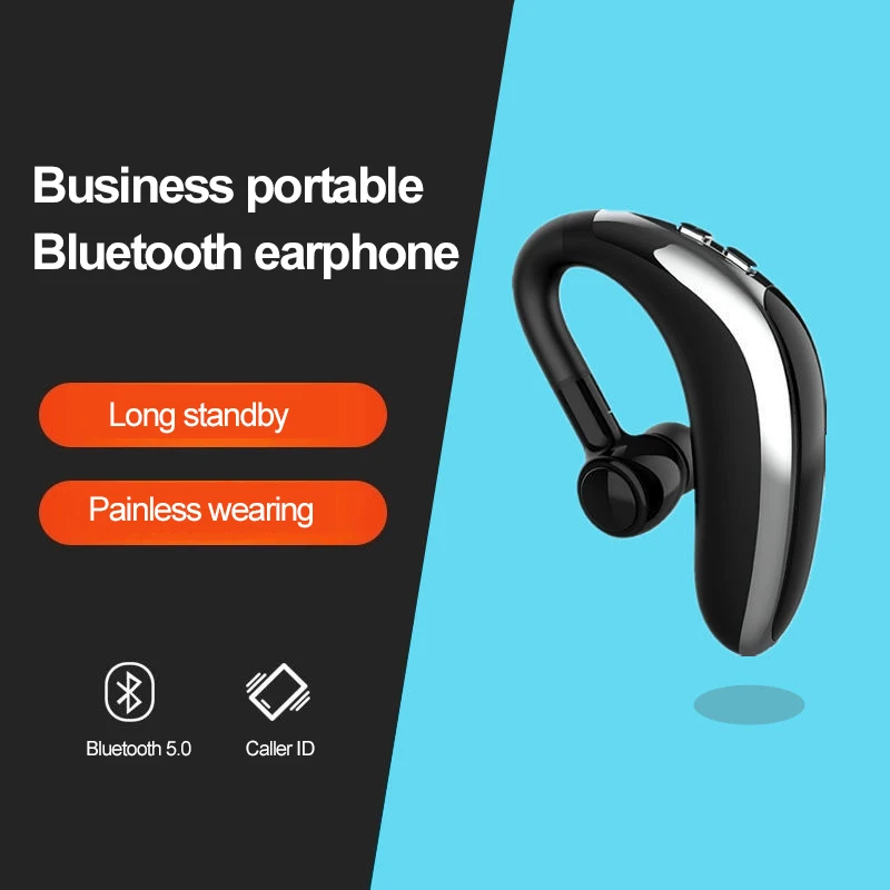 

Беспроводные наушники H500 Bluetooth V5.0 с крючком, дизайнерские удобные регулируемые наушники для левого/правого уха