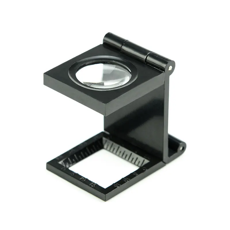 Увеличение 8X для Складывания Белья тестер ткань счетчик ниток увеличительное