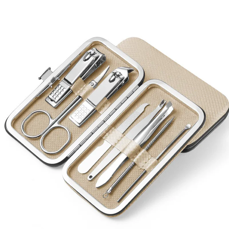 8 шт./компл. многофункциональные кусачки для ногтей комплект Нержавеющая сталь
