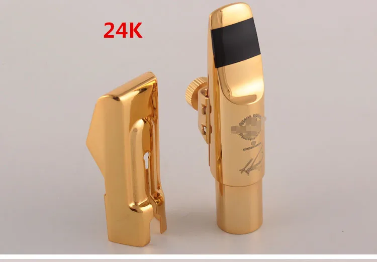 

New Gold-plated 24K Metal mouthpiece alto saxophone / tenor saxophone / Soprano saxophone 5--9 number Professional ship