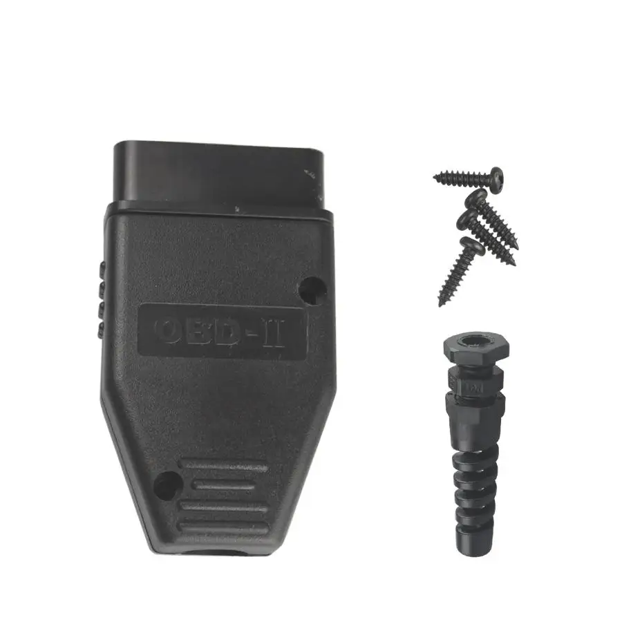 Заводская цена! 50 шт./лот 16 Pin OBD 2 OBDII штекер адаптера соединительный кабель