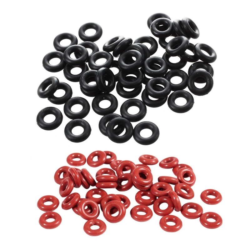 100 шт. уплотнительная прокладка для уплотнительных колец 50 черная 7 мм X 2 и