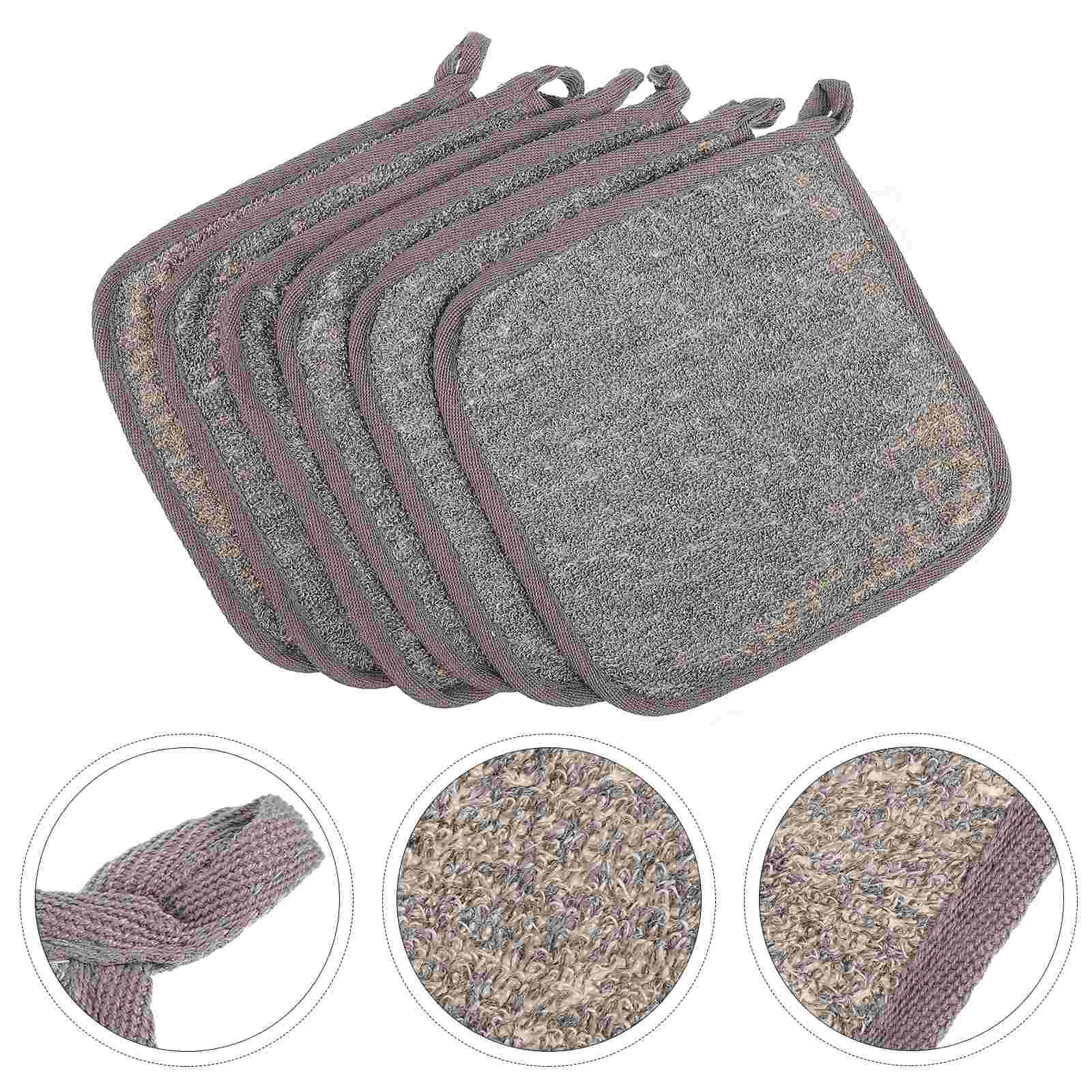 

6Pcs Exfoliating Wash Cloths for Body Scrub and Face Clean Bath Towels