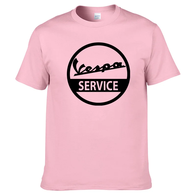 4 Новинка; Высококачественная Футболка с принтом Vespa; летняя хлопковая Футболка; Новая брендовая модная футболка с короткими рукавами;#12 - Цвет: 4
