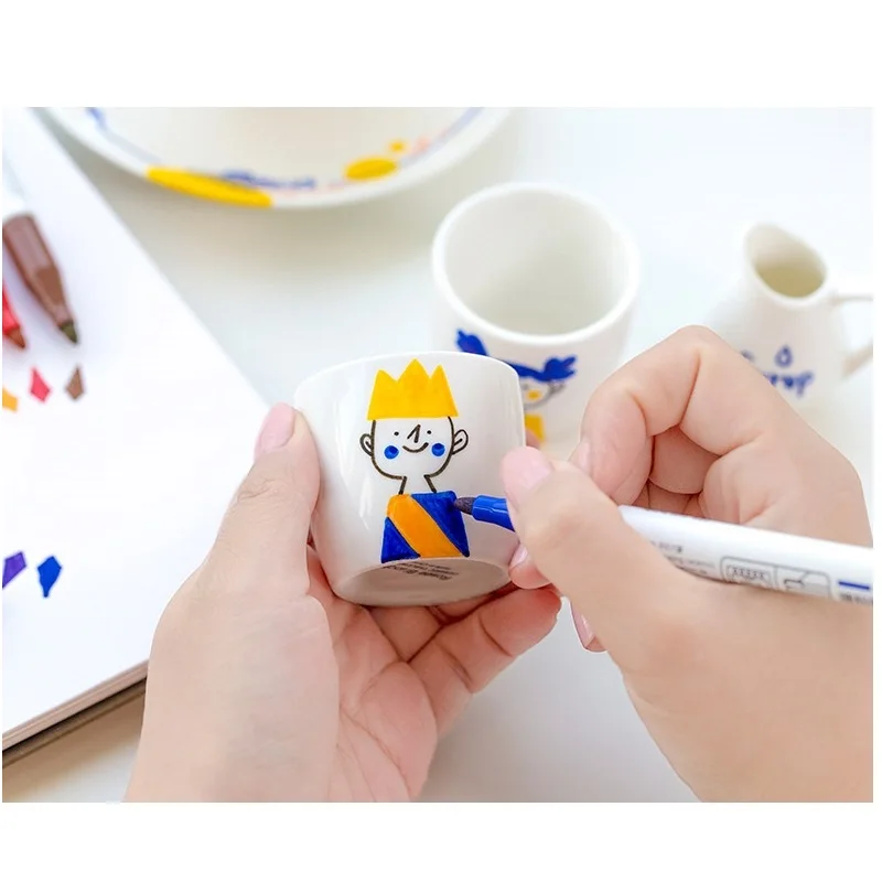 DIY Ceramic Marker Pen 1.4mm Point Monami 480 for Happy Time Craft Drawing Painting Home School Student Kids Gift D6470 | Канцтовары для