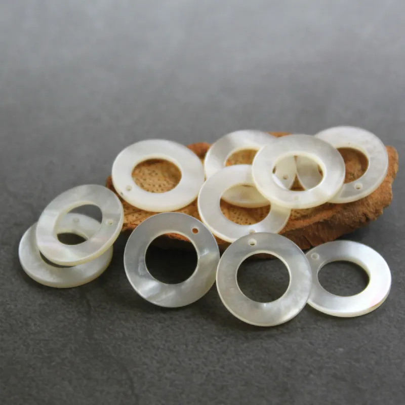 Натуральные морские ракушки популярное кольцо из белых ракушек подвесные