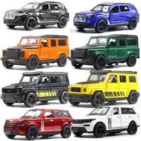 proportion 136 suv alloy car model diecast simulation metal toy off road vehicles model sound light collection childrens gift