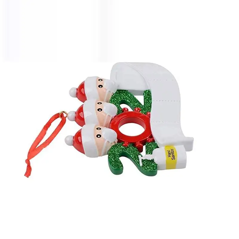 2020 рождественские украшения украшение с маской для лица дезинфицирующее