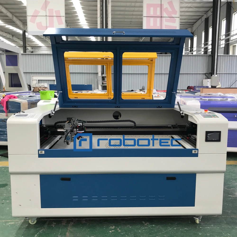 Лазерный гравер с двойной головкой станок для резки акрила дерева сертификатом