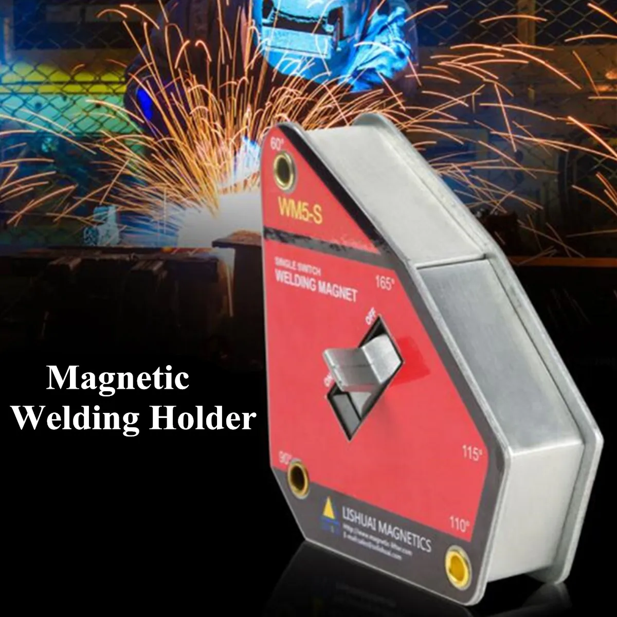 

Welding Magnet Holder Multi-angle On/off Magnetic Clips Welding Positioner Welding Accessories 60 90 110 115 165