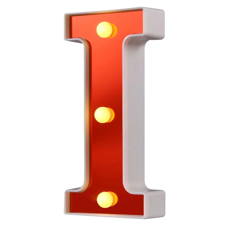 LED Marquee Letter Lights 26 Alphabet Night Lamp for Birthday Party Home Bar Decor S7 #5 | Дом и сад