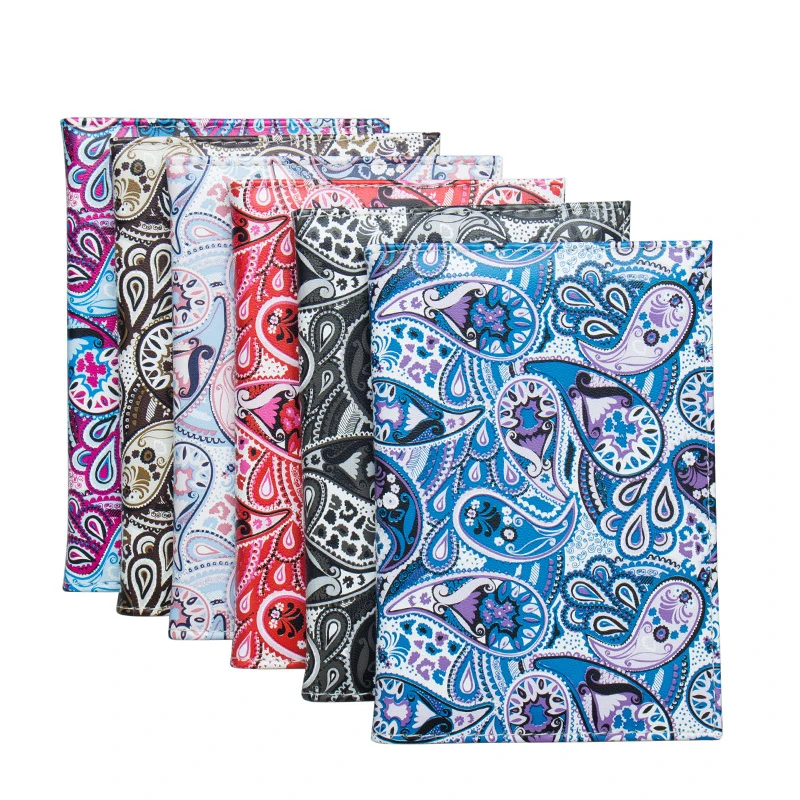 

passport holder Printed Passport Holder Card Holder Retro Passport Holder Western Style Ticket Holder Retro PU passport holder