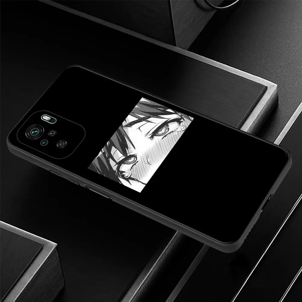 For Redmi K40 Pro Plus 9 Power 9A 9C 9T 8A Shell Soft Case for Redmi Note 10 Pro Max 9 8 8T 7 Japanese Anime Aesthetic