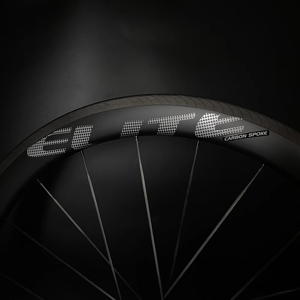 Колеса ELITEWHEELS 700c PE дорожные карбоновые спицевые колеса 40 45 50 бескамерные