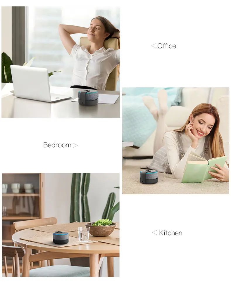 GGMM портативный аккумулятор база для Echo Dot 3rd крошечная док-станция с 5200 мАч перезаряжаемая батарея 8H Play Белый Внешний аккумулятор крышка