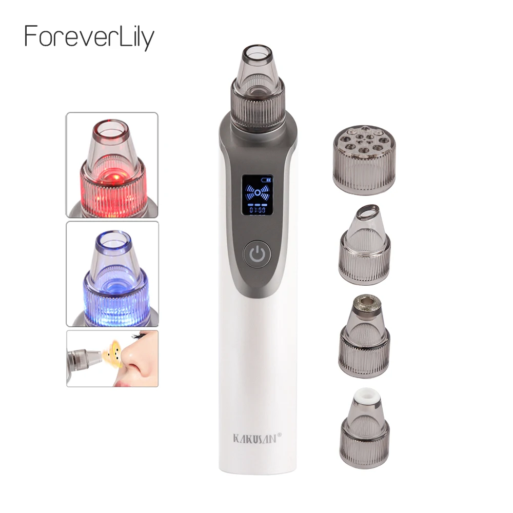 Красно синий светильник для удаления черных точек вакуумный аппарат очистки пор