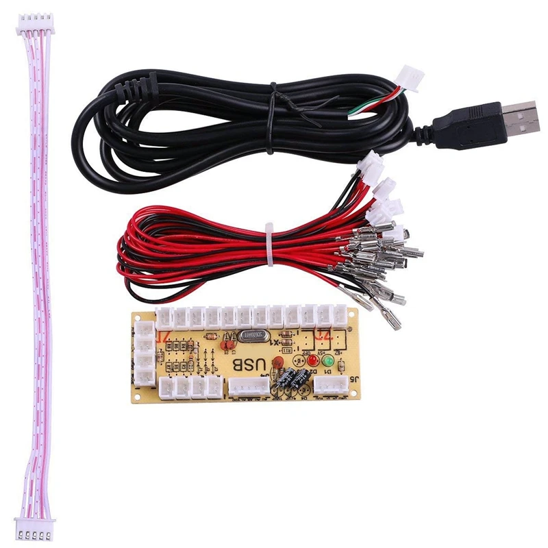 Zero Delay аркадная игра Usb энкодер ПК для джойстика Mame & Raspberry Pi Retropie Projects Sanwa Parts |