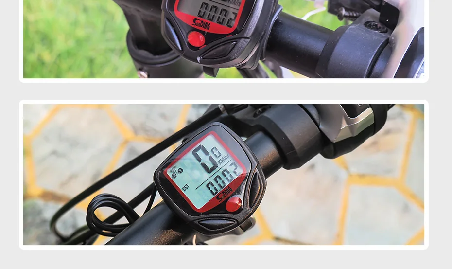 VICTGOAL беспроводной Велосипедный компьютер MTB спидометр для велосипеда светодиодный Многофункциональный проводной одометр термометр Секундомер