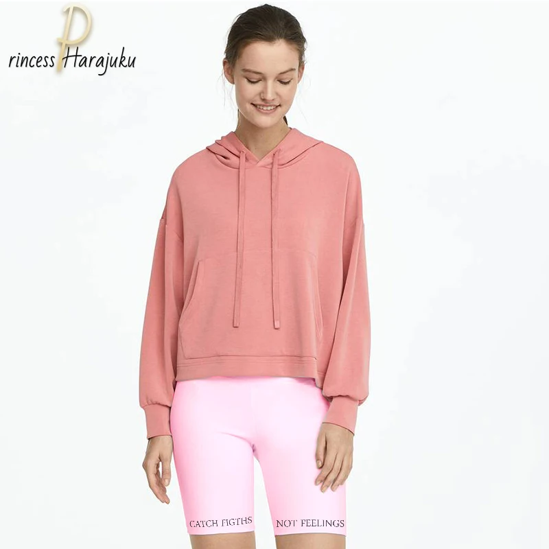 Велосипедки женские розовые модные пикантные шорты для фитнеса в Корейском