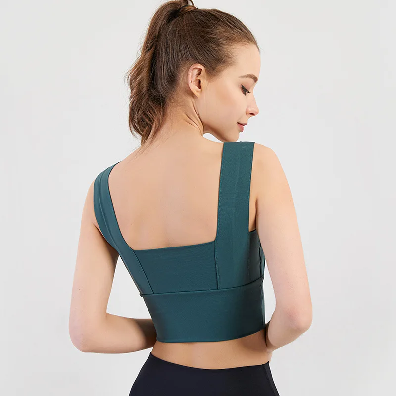 

Спортивный бюстгальтер, женские топы для фитнеса, бесшовный бюстгальтер для йоги, кружевной дышащий Бралетт, однотонный укороченный топ дл...