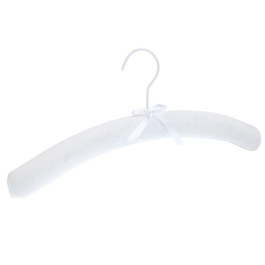 Luxury Floral Padded Hanger Wedding Bridal Dress Clothes Rotating Hook | Дом и сад
