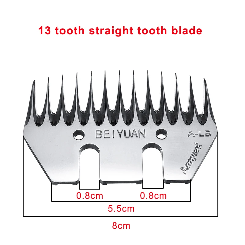 

4/13 Tooth Sheep Goats Hair Clipper Blades Straight Curved Tooth For Electric Shavers Clipper