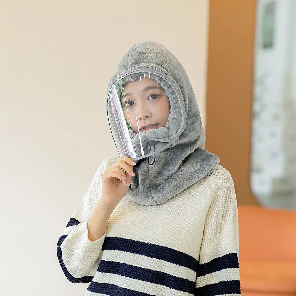 

Cycling Lens Warm Cap Plush Knitted Wind Shield Ear Guard Solid Color Atmosphere Simple Autumn And Winter Warm Hat