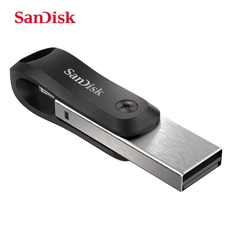 Флеш-накопитель Sandisk iXpand USB 3 0 OTG флеш-накопитель с разъемом Lightning на металлический