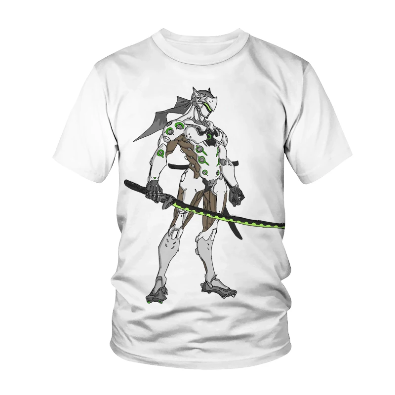 В 2021 году первая инновационная игра креативного дизайна Overwatch футболка с 3D