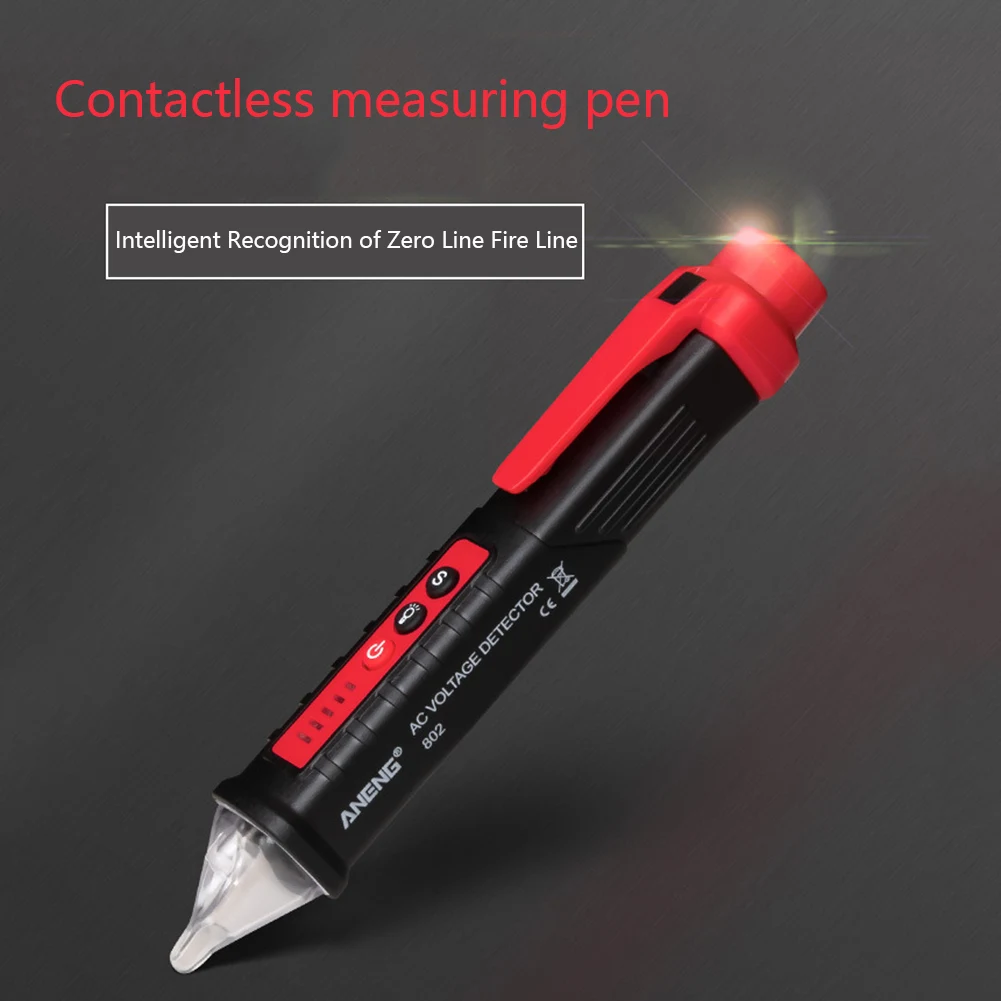Цифровой 12 1000V детекторы напряжения переменного тока Non контактный тестер ручка